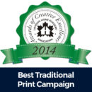 ACE 2014 Best Traditional Print Campaign